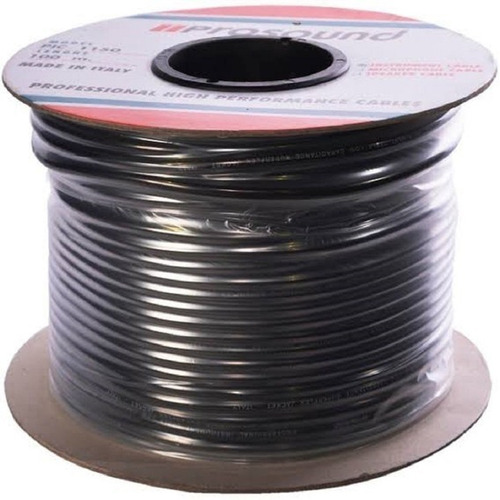 Pro Sound Pmc1050-100mtblk Cable De Micrófono 100 Metros Color Negro