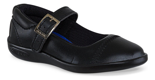 Zapatos Colegial Lorik Negro-negro Para Niña Croydon