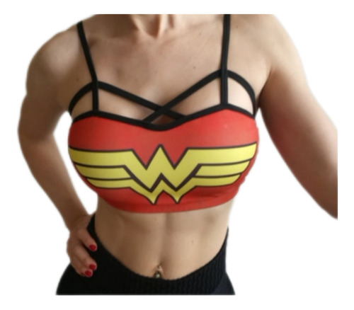 Top Deportivo Mujer Maravilla Wonderwoman 