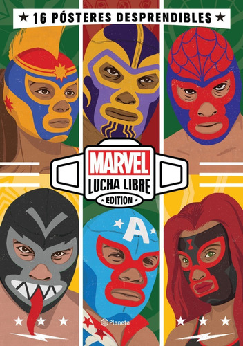 Marvel Lucha Libre - Libro Póster - Marvel - Nuevo