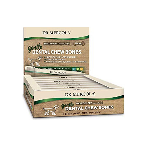 Dental Chew Bones, Small, 12 Bones, Non Gmo, Gluten Fre...