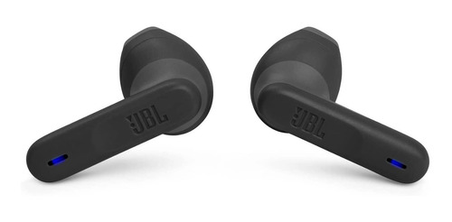 Auriculares in-ear inalámbricos JBL Vibe 300TWS negro con luz  verde lima LED