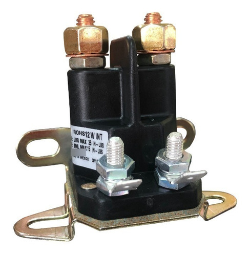 Solenoide Universal Doble Soporte12v Tractor De Jardin 