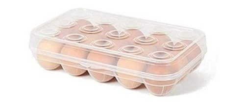 Porta Huevos Huevera Organizador C Tapa P Heladera  Plástico