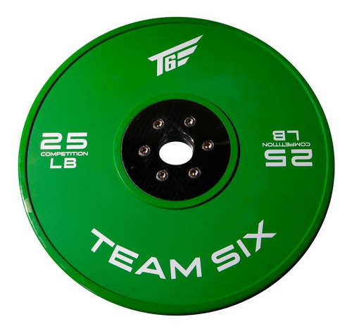 Disco Bumper Olimpico 25 Lbs T6 Crossfit Gym Levantamiento