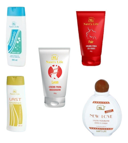 Kit Shampoo S/sal Last Lean Fair Seios New Love Nawts Life