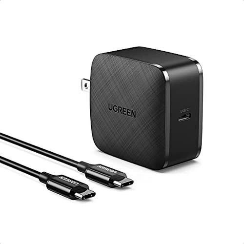 Ugreen Cargador Usb C De 65 W Carga Rápida Gan Con Cable