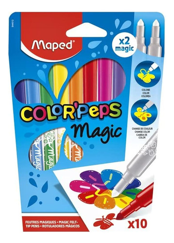 Maped Color'peps Magic Color-change Markers X 8 + 2 Marcador