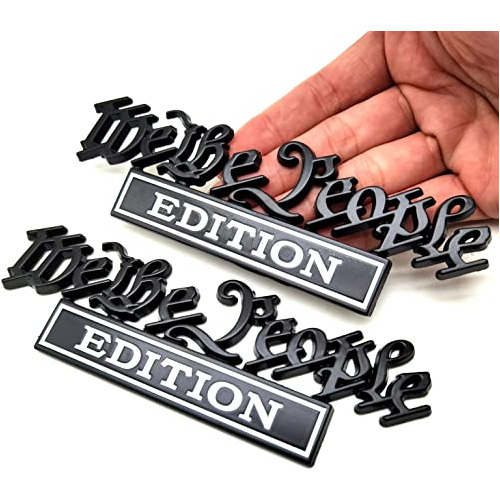 Classic We The People Edition 3d Full Metal Car Emblems...