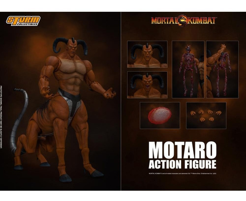 Motaro Mortal Kombat 1/12 Storm Collectibles Filme Boneco