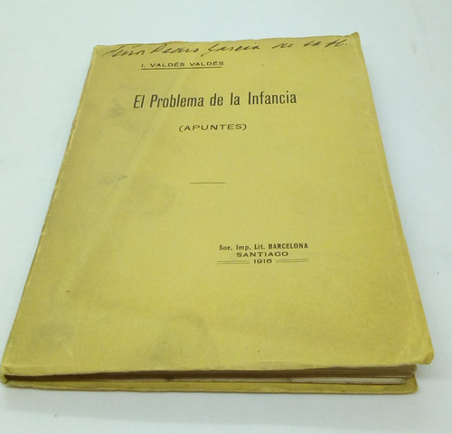 Apuntes Sobre El Problema De La Infancia En Santiago.