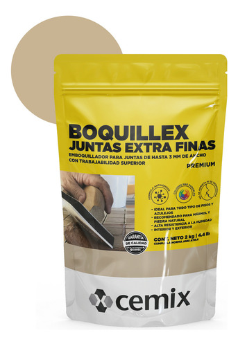 Boquilla Juntas Extra Finas 2kg Champagne - Boquillex