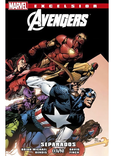 Libro Marvel Excelsior Avengers Comics Separados Brian Bendi