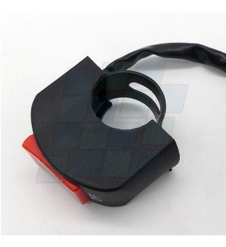Imagen 2 de 5 de Switch Tecla Ficha Interruptor Moto Luces Soporte Manillar