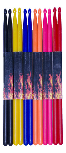 Palillos De Plástico Drum Sticks 7a