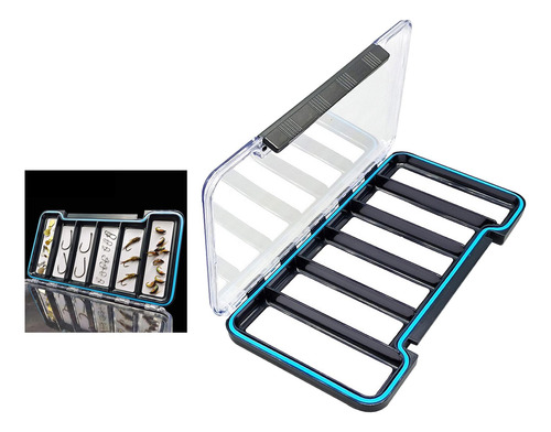 Caja Organizadora Impermeable Para Moscas, Caja 6 Rejillas