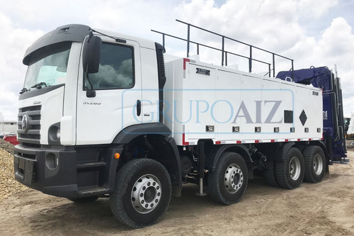 Caminhão Comboio 8000l E Guindaste Munck 45 Ton Vw 31.280