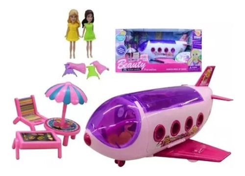 Avión Lujo Fashion Muñecas Para Niñas Env Inmediato