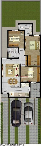 Imagem 27 de 30 de Casa Com 3 Dormitórios À Venda, 112 M² Por R$ 450.000,00 - Condomínio Villagio Vista Real - Paulínia/sp - Ca1546