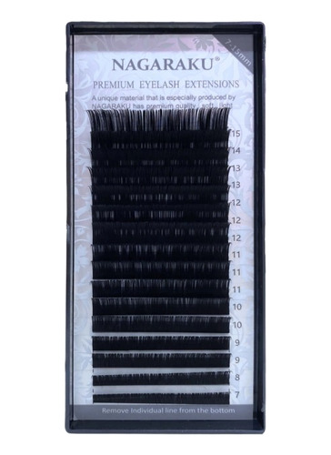 Extensiones De Pestañas Nagaraku  Curva D Mix