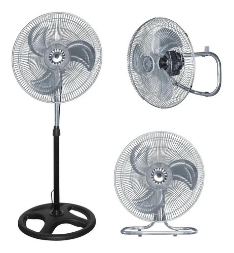 Ventilador Bornoto 3 En 1 Abanico (pedestal, Pared, Piso) Ms