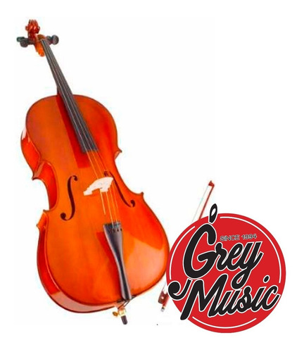 Violoncello Stradella 4/4 6011 C/funda Y Arco - Grey Music