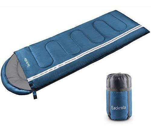 Eackrola Saco De Dormir, Ligero, Impermeable, Cálido Y Fresc