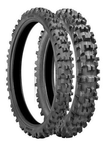 Par Pneu Technic 80/100-21 E 100/100-18 Cross Trilha