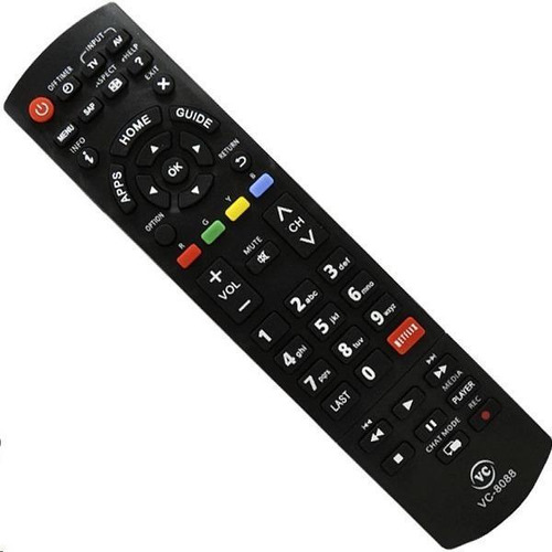 Controle Para Tv Panasonic Viera Led Lcd Com Botão Netflix