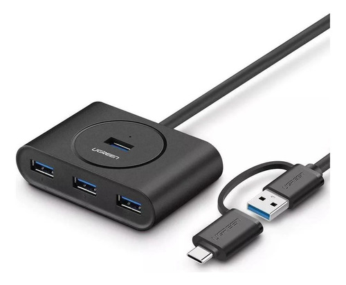 Ugreen Hub Usb 3.0 Con Otg C,smartphone,mackbook,surface Pro