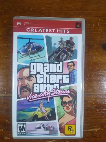 Ps2 Grand Theft Auto: Vice City Stories Somente A Capa - Escorrega