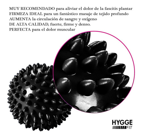 Imagen 3 de 10 de Pelota Pinches 6,5cm Miofasciales Masajes Descontracturante