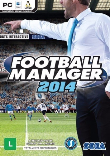 Jogo Football Manager 2014 Pc - Lacrado - Mídia Física