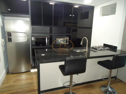 Apartamento Com 1 Dormitório(s) Localizado(a) No Bairro Gonzaga Em Santos / Santos - 5705
