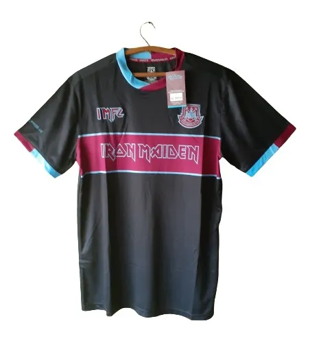Camiseta west online ham negra