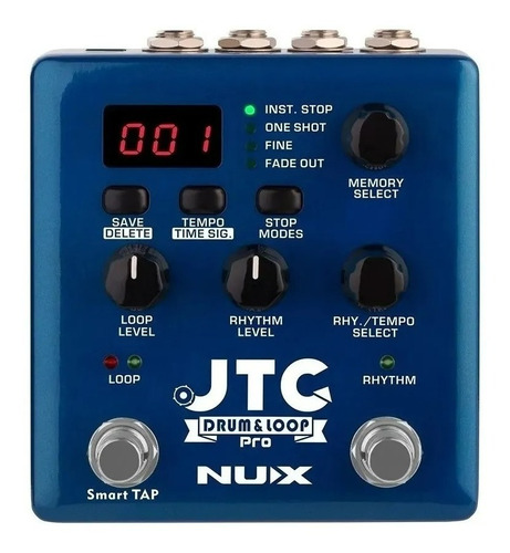 Pedal Looper Y Ritmos Nux Ndl5 Jtc Drum & Loop Pro