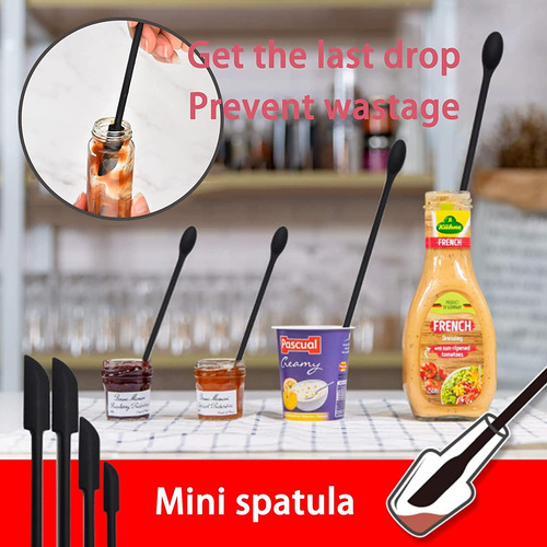 3 Piezas Juego De Mini Espátulas De Maquillaje De Silicona P