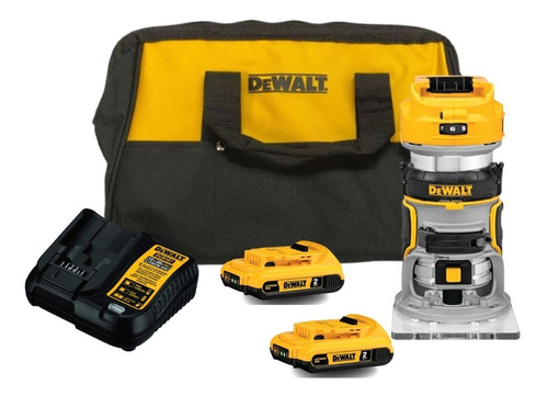 Tupia Laminadora Dcw600 C/kit 2 Bat+carreg E Bolsa Dewalt