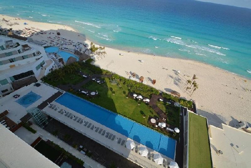 Imagen 5 de 24 de Departamento En Cancun, Frente Al Mar Piso 16 , Con 4 Recamaras Espectacular Vista Al Mar Caribe