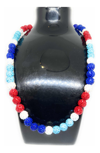 Collar Beisbol Moda Mlb Swarovsky Bling