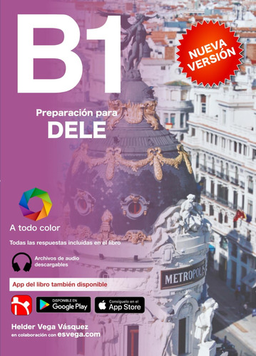 Libro: Dele B1 Preparación: Audio Descargable + Claves Y Tra