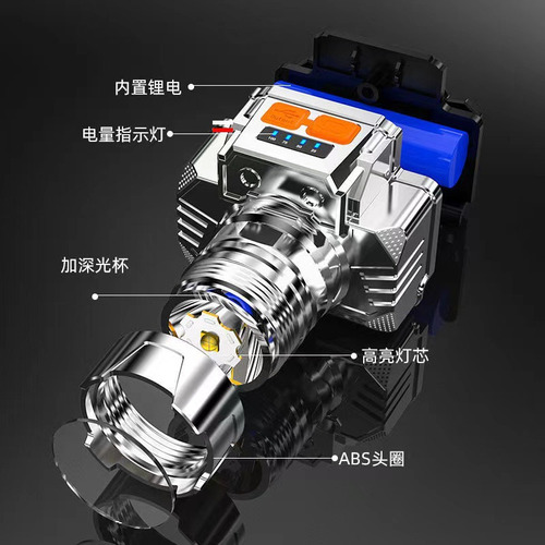 201 Headlight - Rechargeable High-power Headlamp Waterproof