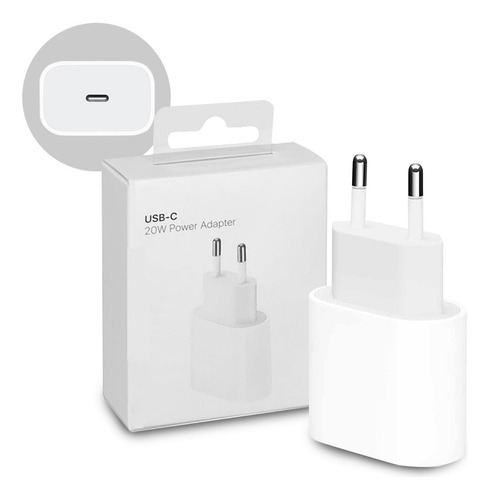 Cargador Rápido Ficha Usb C 20w Para iPhone Garantido