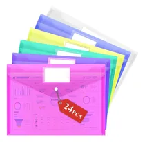 Comprar Folder Tamaño Carta, 24 Carpetas Tamaño Carta A4 Colores