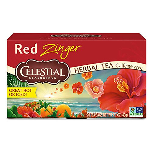 Condimentos Celeste Infusión, Red Zinger, 20 Count (paquete 