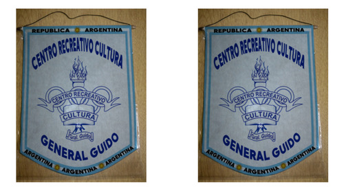 Banderin Chico 13cm Centro Recreativo Cultura Gral. Guido