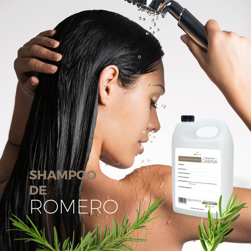 Shampoo De Romero Libre De Sulfatos Y Parabenos 1 Galón