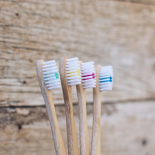 Imagen 6 de 9 de Cepillo De Dientes Bambú Biodegradable Eco Friendly Meraki