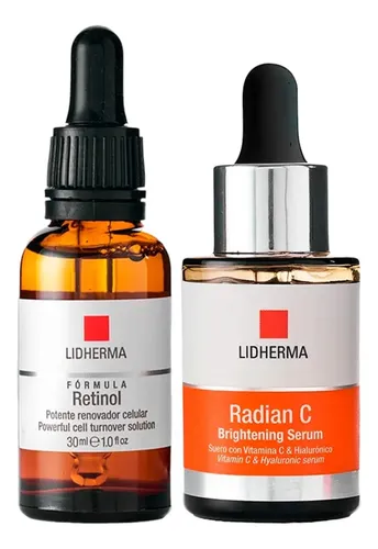 comprar Kit  Renovador X2 Serum Radian C + Fórmula Retinol Lidherma