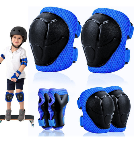 Rideez E Kit Protección Bicicleta Equilibrio Bici Niño Niña Color Azul